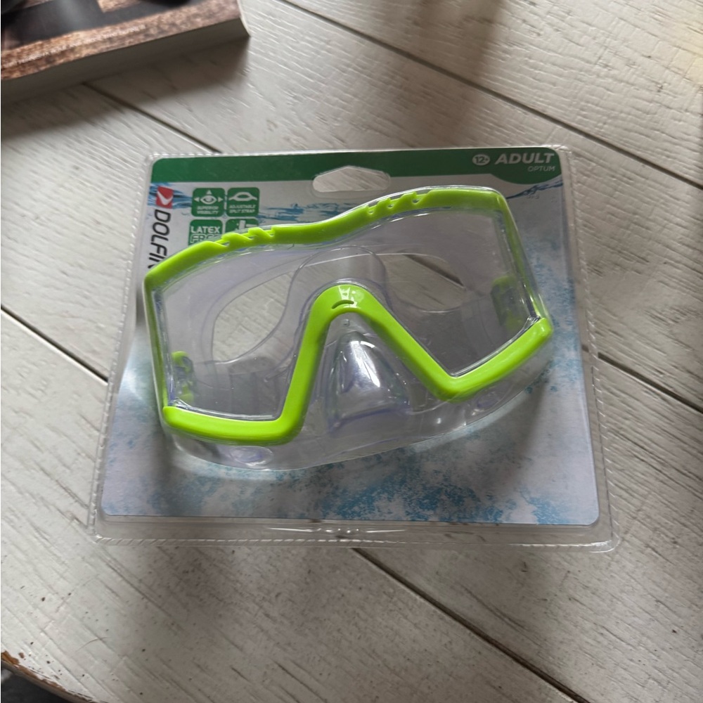 Dolfino Adult Swim Goggles - Neon Green - Picture 2 of 4